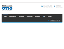 Tablet Screenshot of naturstein-otto.de